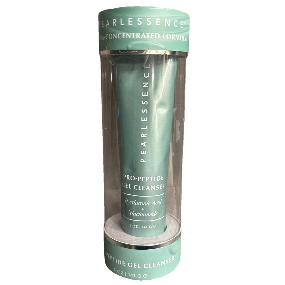 Pearlessence Pro Peptide Gel Cleanser Hyaluronic Acid Niacinamide 5‎ Oz New